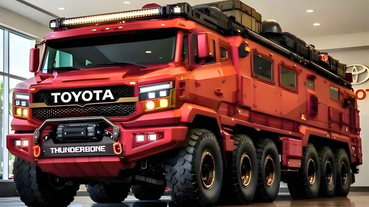 Toyota Thunderstorm 2026: Innovación y potencia en el motorhome más loco del mercado